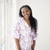Wildflower Floral Maternity Nursing Robe